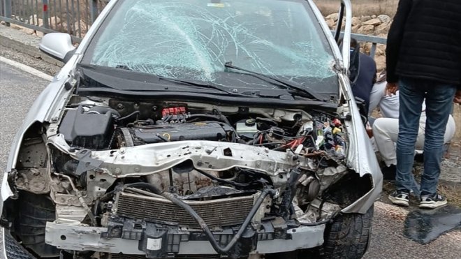 Erzincan'da köprü korkuluklarına çarpan otomobildeki anne öldü, eşi ve 2 çocuğu yaralandı