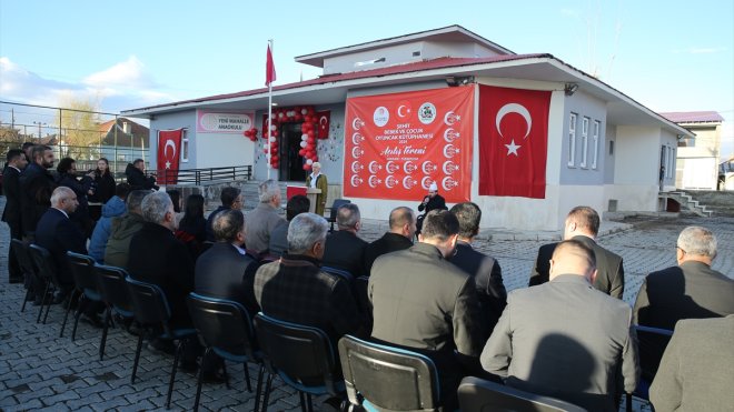 Hakkari'de şehit bebek ve çocuklar anısına kütüphane kuruldu