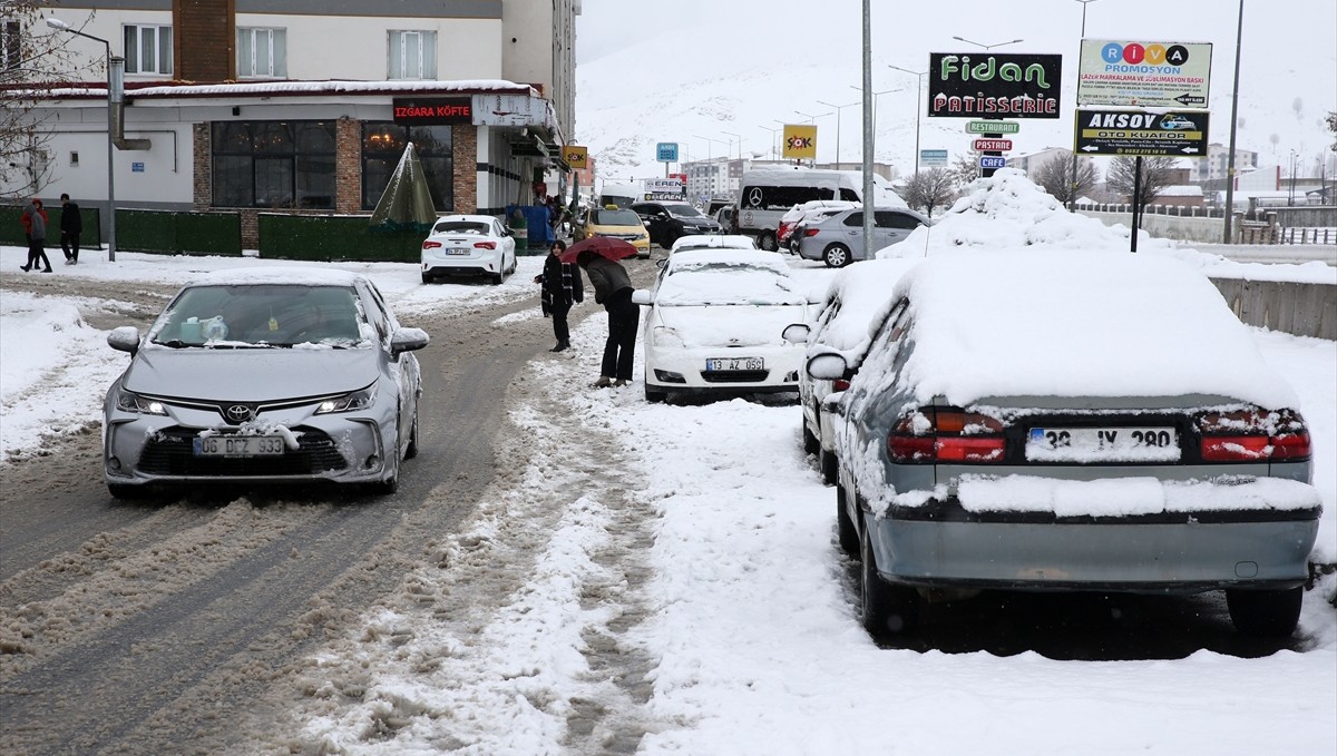 Bitlis'te kar yağışı etkili oluyor