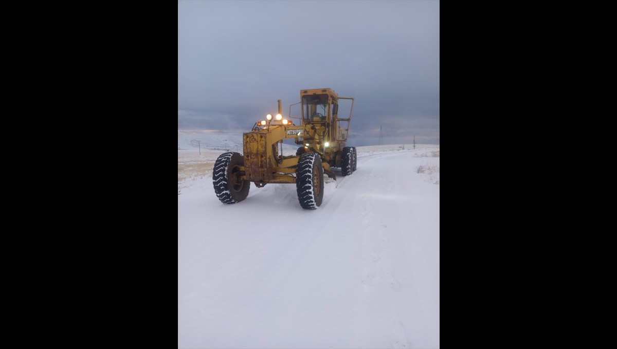 Elazığ'da 27 yerleşim yerine kar yağışı nedeniyle ulaşım sağlanamıyor
