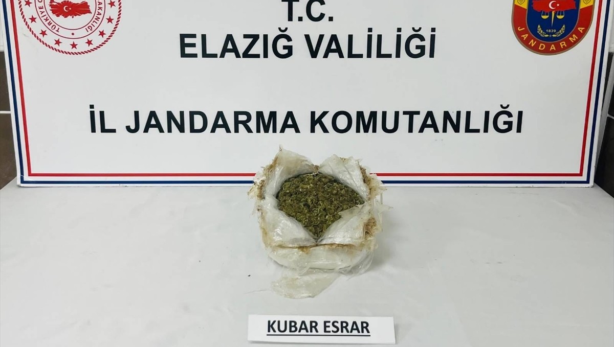 Elazığ'da uyuşturucu operasyonunda 1 şüpheli yakalandı