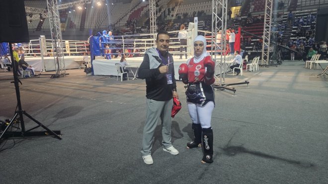 Elazığlı sporcu Uluslararası Antalya Muaythai Açık Kupası'nda ikinci oldu