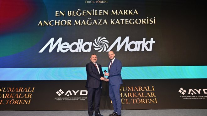 MediaMarkt'a "En Beğenilen Mağaza" ödülü verildi