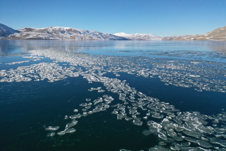şekillerde oluştu Balık buz farklı Ağrı