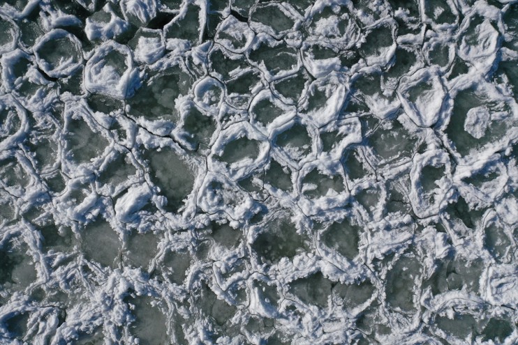 şekillerde buz oluştu Ağrı