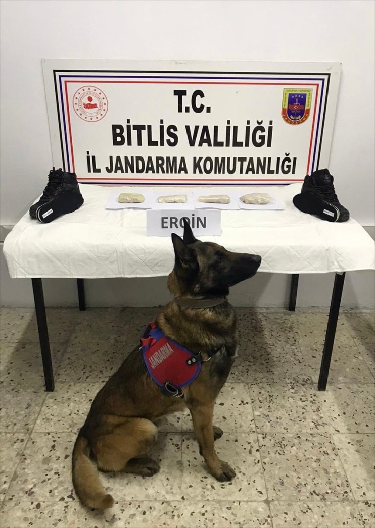 500 gizlenmiş ele gram eroin tabanına geçirildi Bitlis