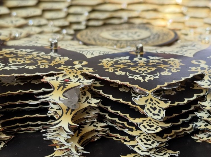 Ağrılı kadınlar kağıt rölyef sanatıyla hem sosyalleşiyor hem kazanıyor6