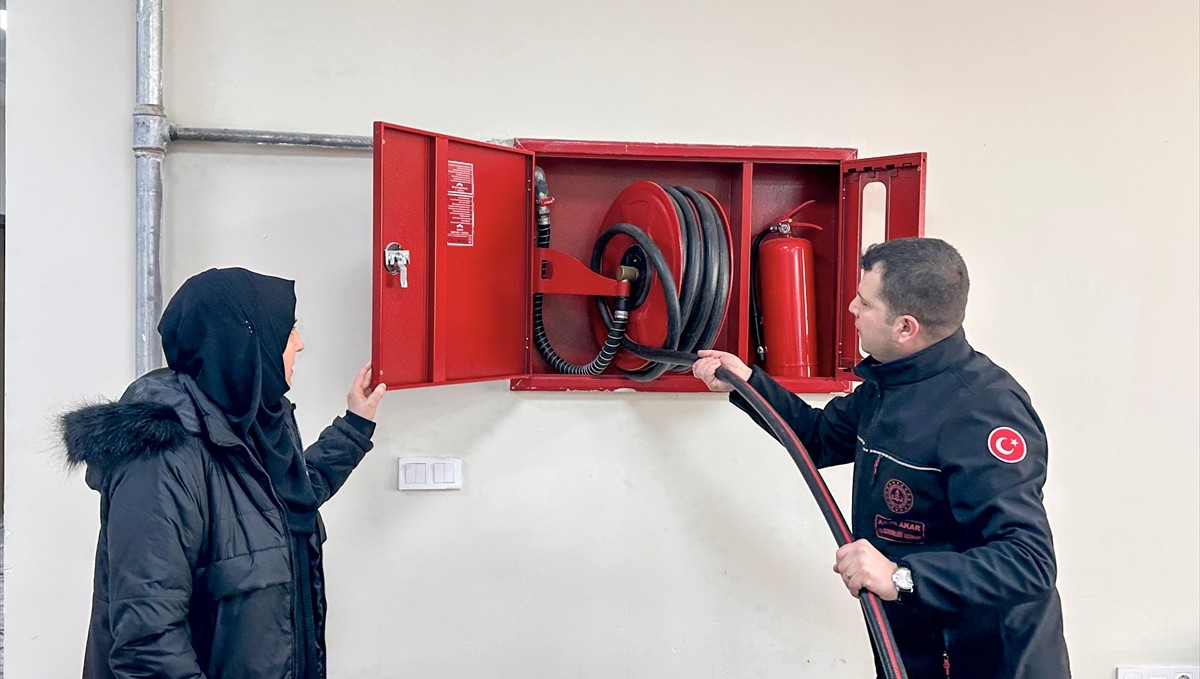 Erciş'te yangın denetimleri başladı