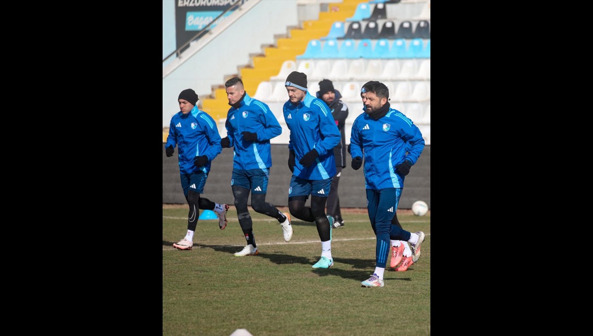 Erzurumspor FK, Kocaelispor maçının hazırlıklarını tamamladı