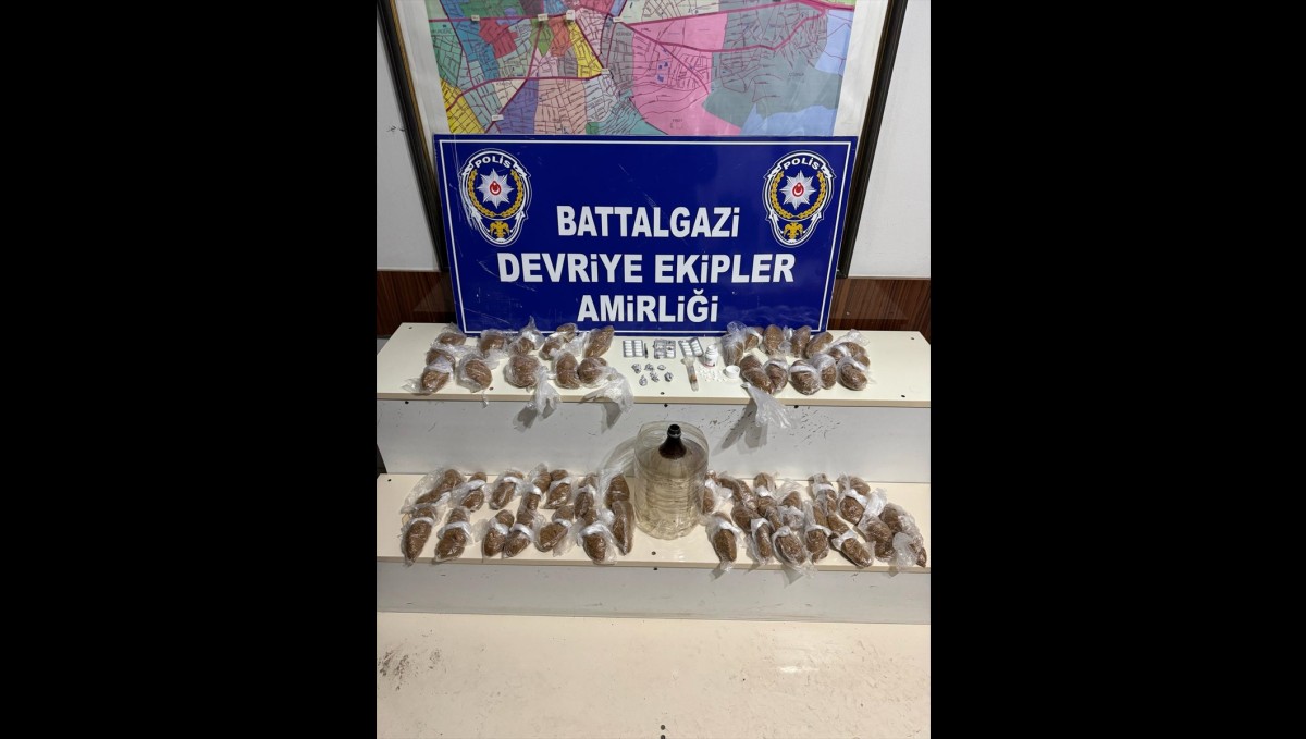 Malatya'da uyuşturucu operasyonunda 2 şüpheli yakalandı