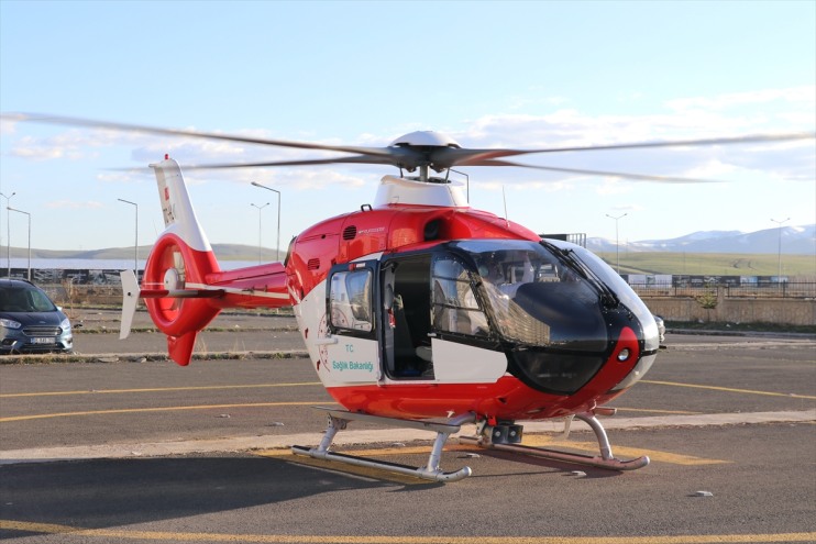 gramlık rahatsızlığı havalandı 710 bebek Ambulans helikopter olan AĞRI için göz - 3