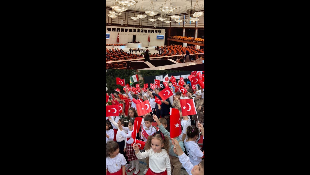 Buse Bilim Koleji öğrencileri 23 Nisan'ı kutladı