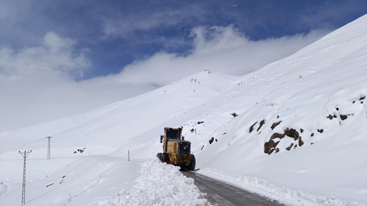 Hakkari ve Muş'ta kardan kapanan yollar açıldı