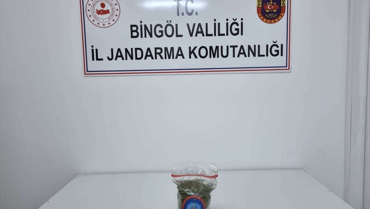 Bingöl'de 444 gram esrar ele geçirildi