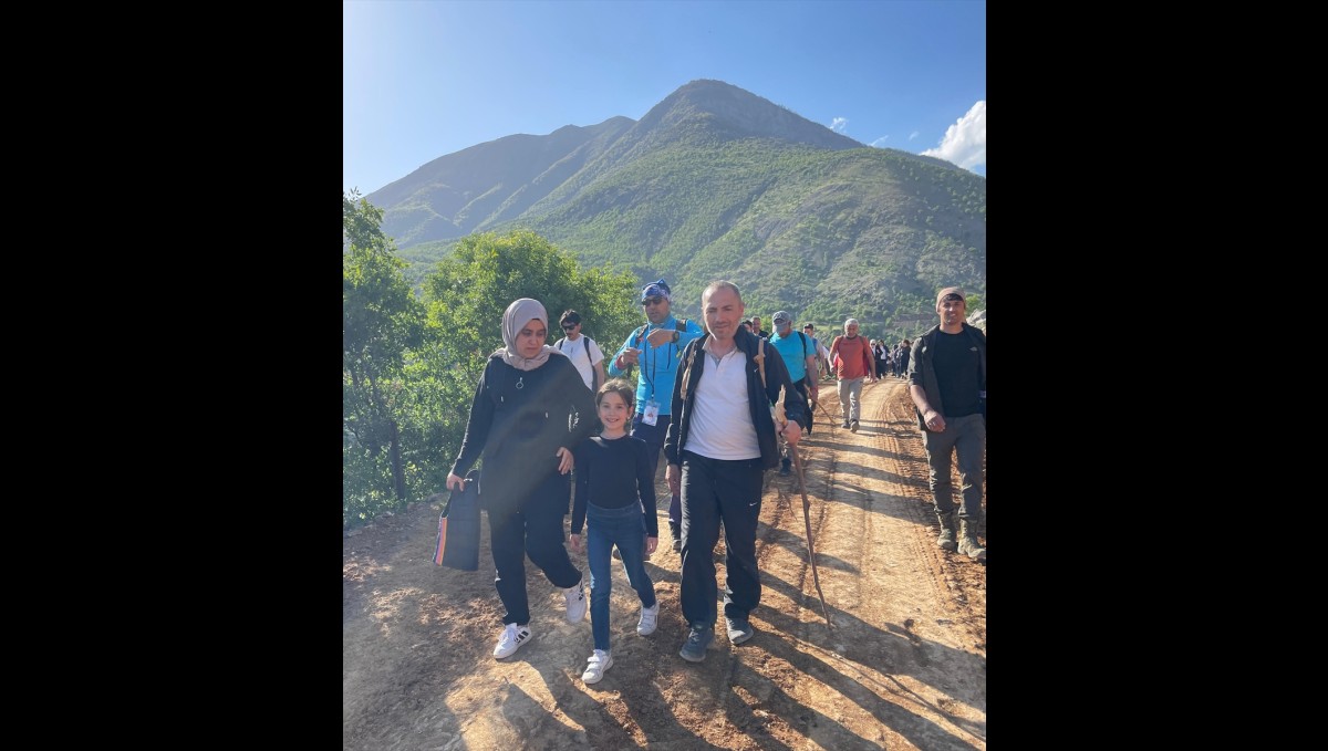 Elazığ'da doğa yürüyüşü düzenlendi