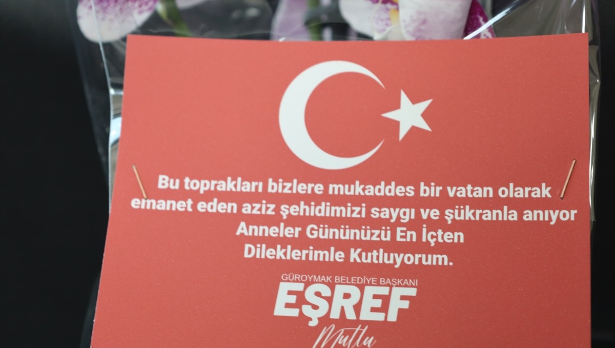 Güroymak Belediye Başkanı Mutlu, şehit annelerinin Anneler Günü'nü kutladı