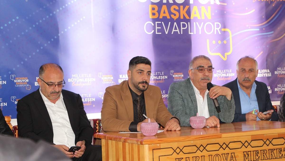 Karlıova Belediye Başkanı Bingöl, vatandaşlarla buluştu