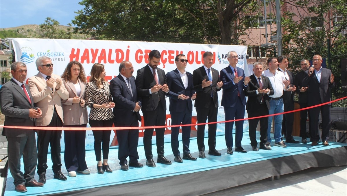 Tunceli'nin Pertek ve Çemişgezek ilçeleri doğal gaza kavuştu