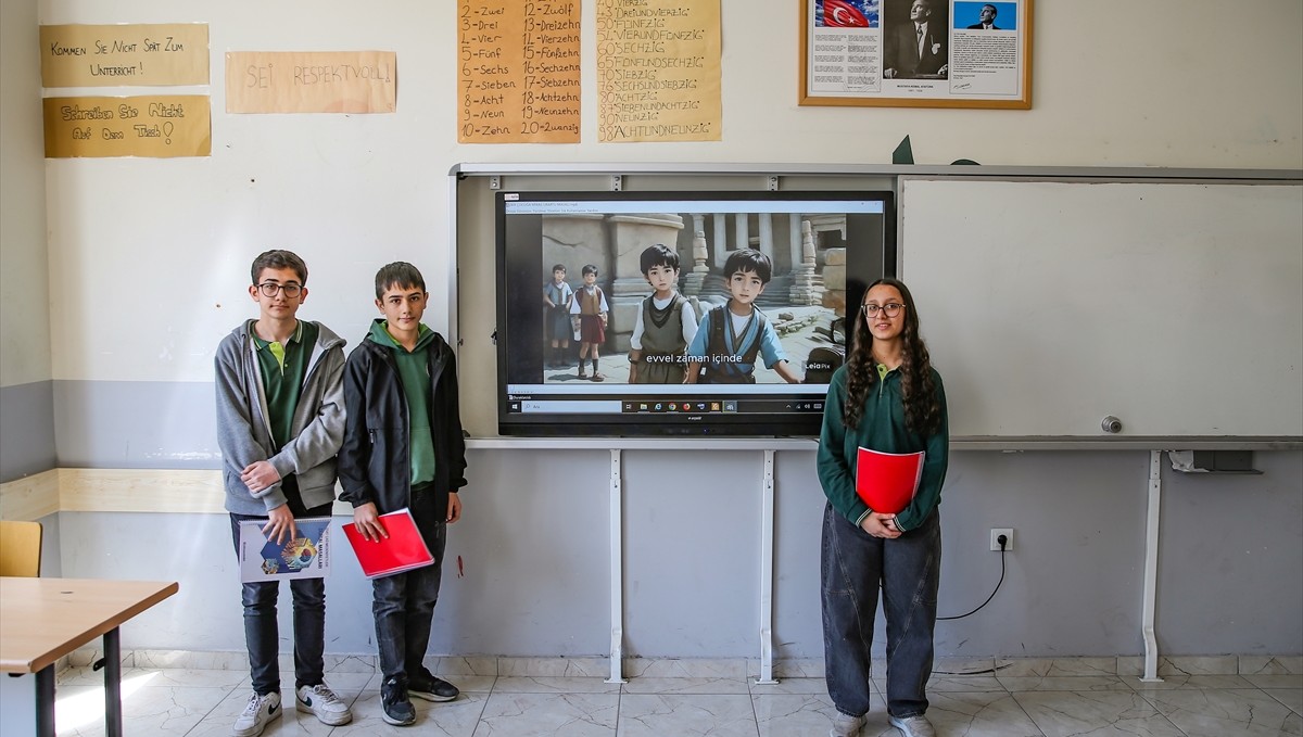Vanlı öğrencilerin tarihi animasyon film projesi TÜBİTAK finalinde yarışacak