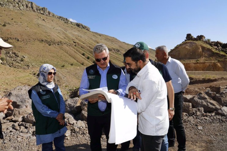 DSİ Bölge Müdürü Oğuzhan Yavuz, Ağrı Patnos Yatırımları İnceledi7