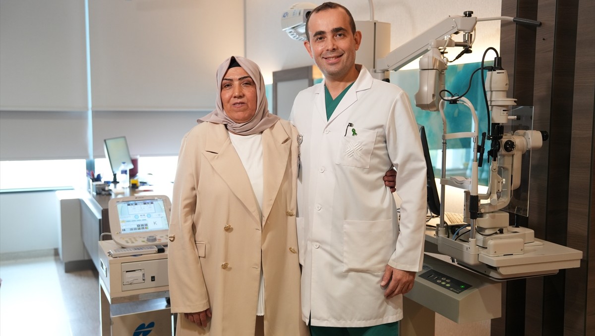 Görme kaybıyla 20 yıldır mücadele eden hasta Medipol'de sağlığına kavuştu