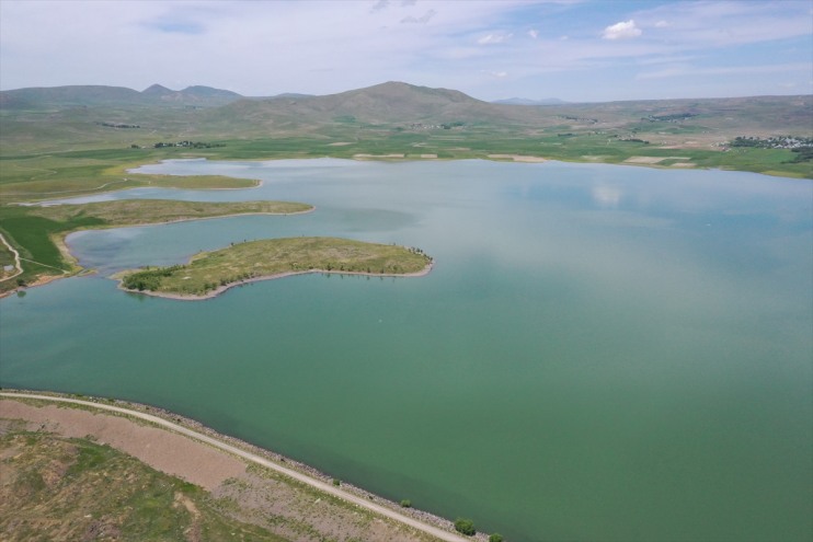 Patnos ve seviyesi kar yükseldi Barajı