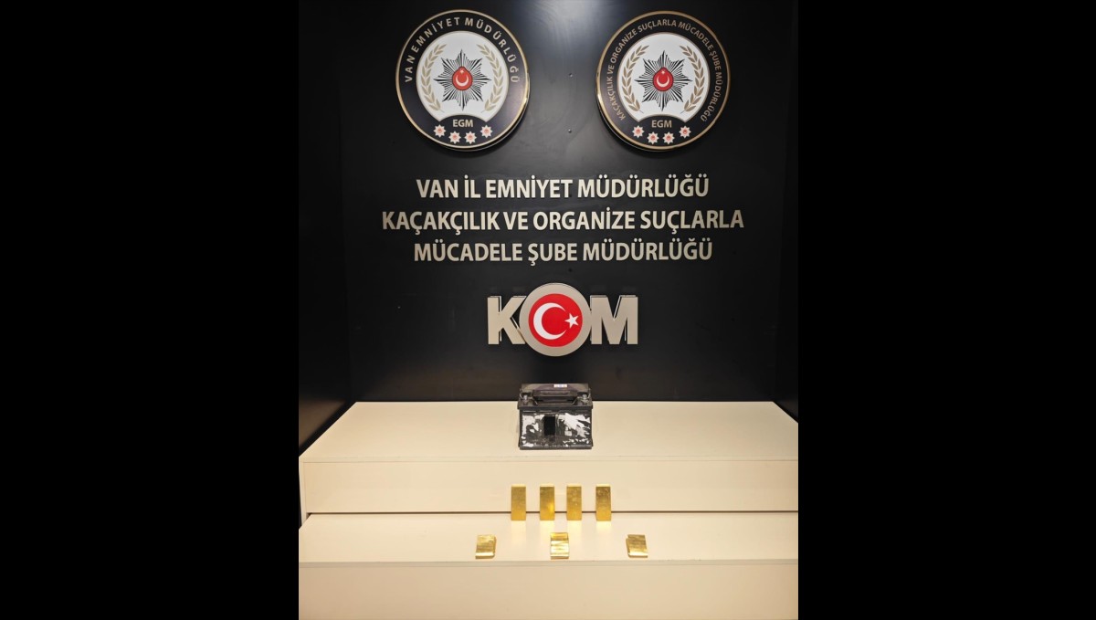 Van'da kaçakçılık operasyonlarında 7 kilogram külçe altın ele geçirildi