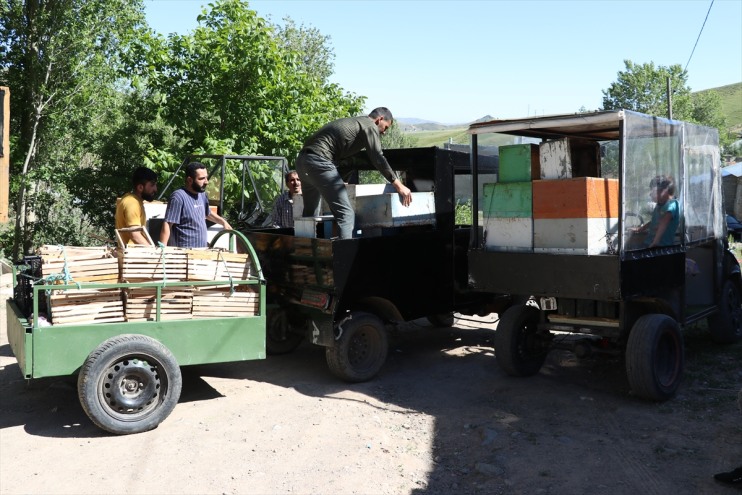 bal araçları için ürettikleri Organik dağlara kullanıyor oğlunun elektrikli yaptığı çıkmak 10