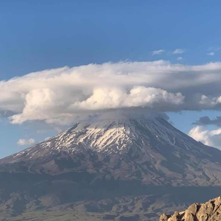 Ağrı Dağı takke buzulu hızla eriyor6