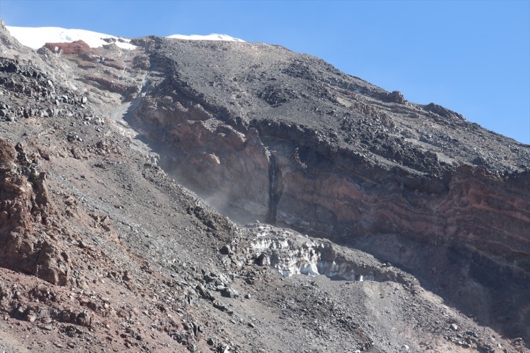 ısınmanın Küresel buzullar küçülüyor Ağrı etkisiyle zirvesindeki Dağı