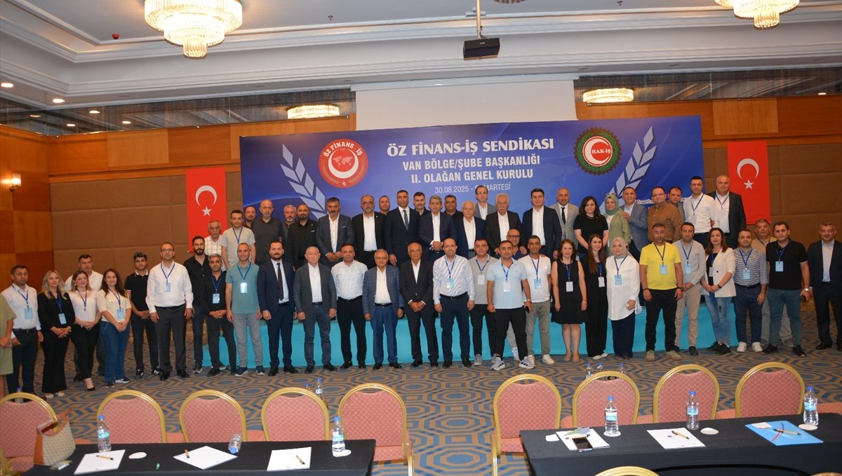 Öz Finans-İş Sendikası Van Bölge Başkanlığında İlyas Alparslan güven tazeledi