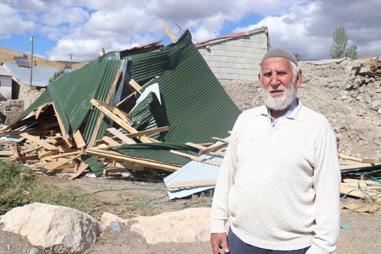  görüntülendi hasar köy hortum gören ve dronla Ağrı