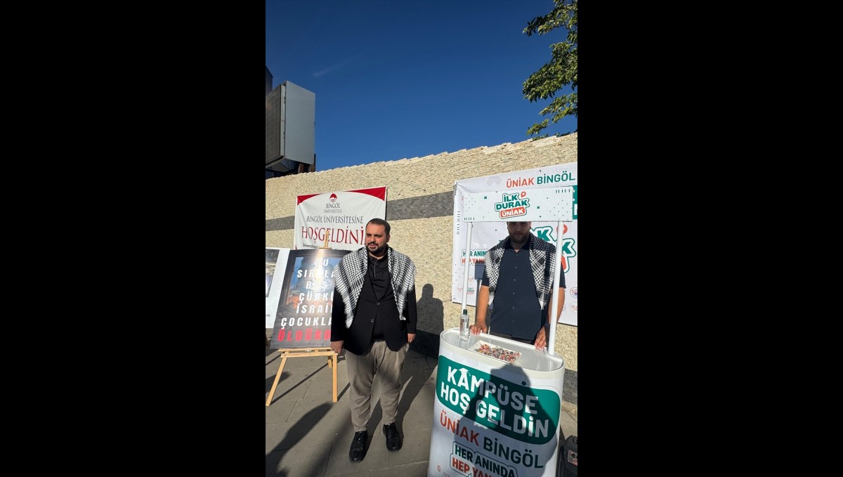 Bingöl'de kurulan stantta Filistin'de yaşanan insanlık dramı anlatıldı