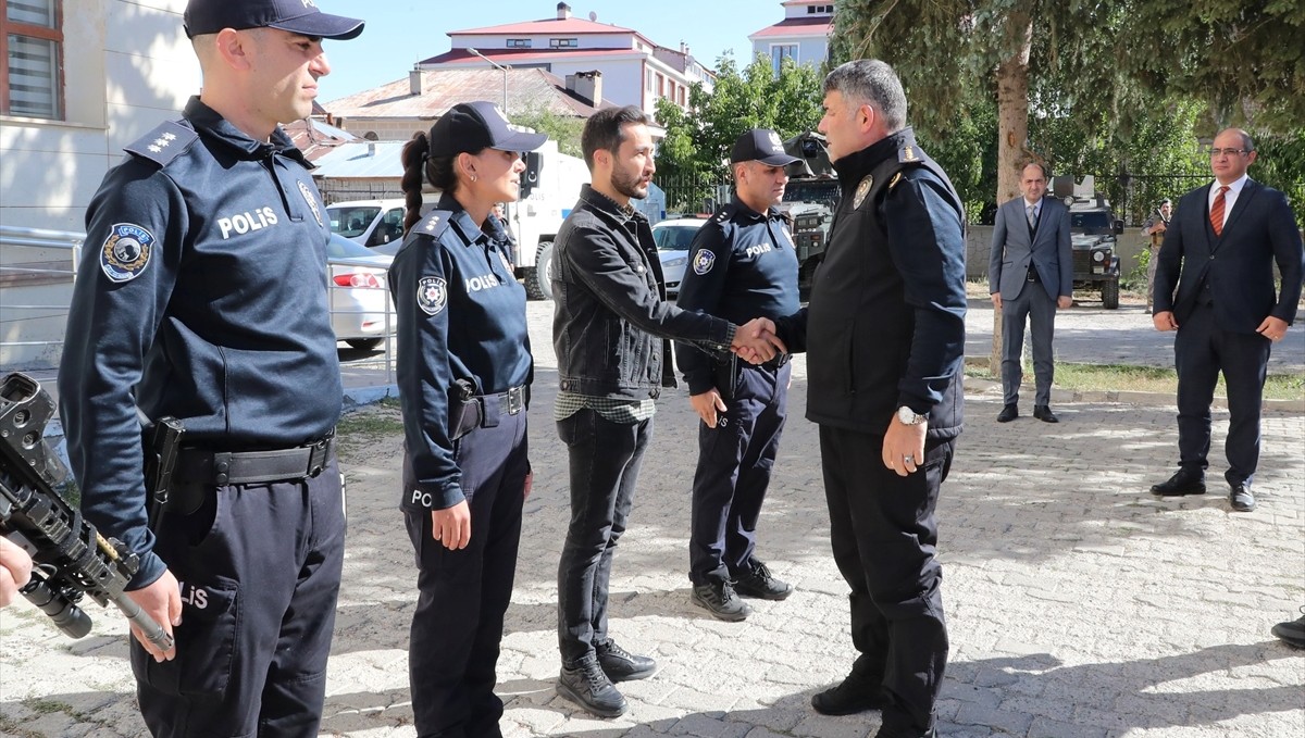 Erzurum Emniyet Müdürü Karaburun güney ilçelerde denetim yaptı