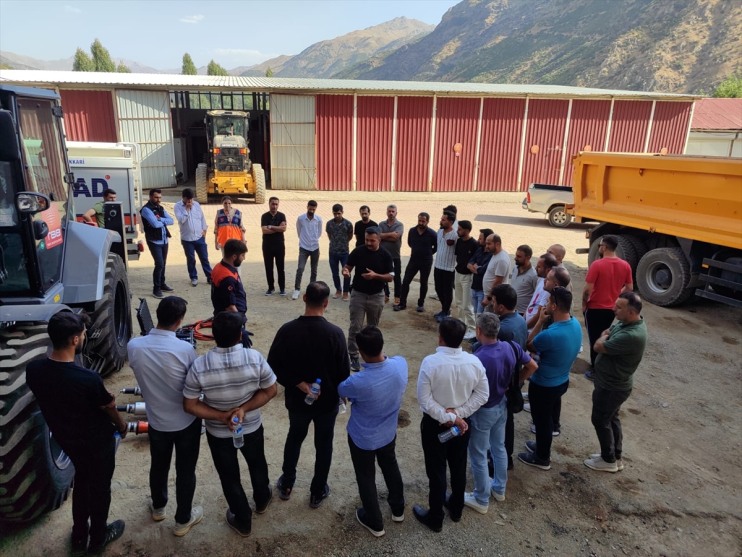 Hakkari'de AFAD gönüllülerine 2 günlük eğitim verildi