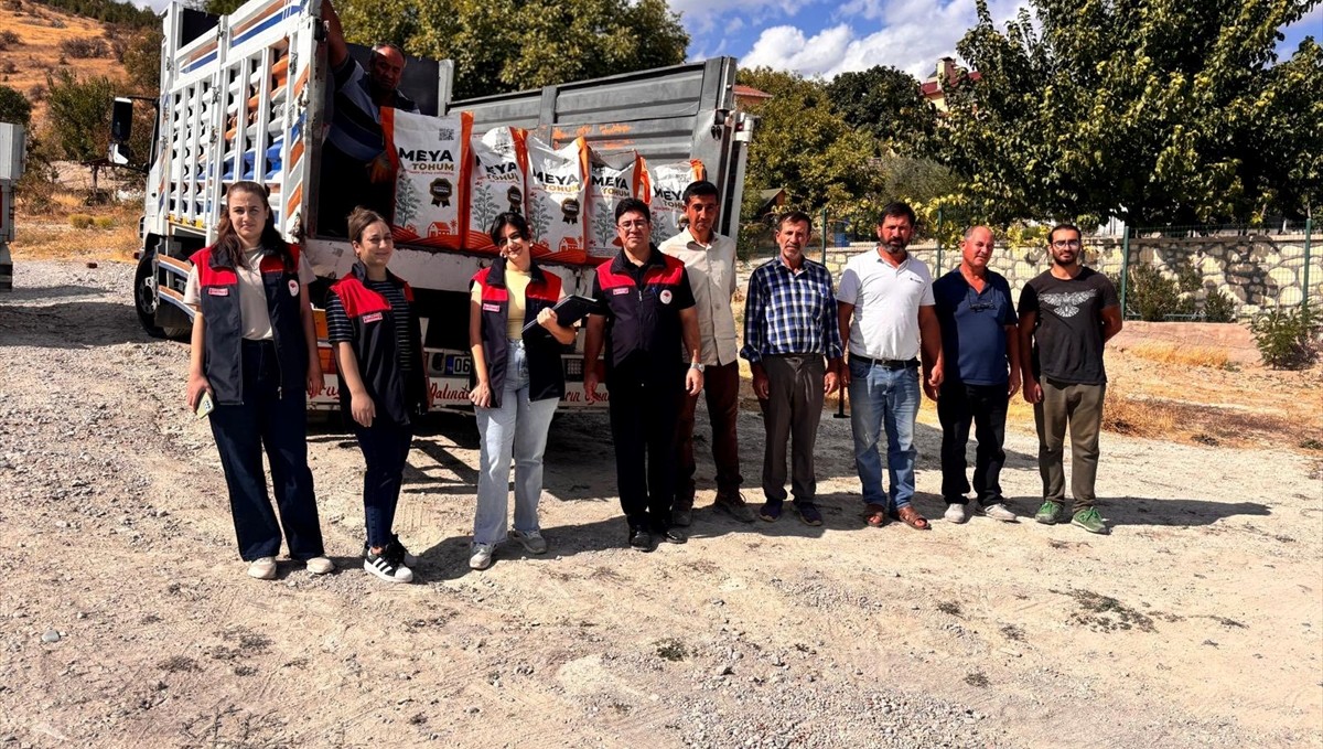 Ağın'da üreticilere mercimek tohumu dağıtıldı