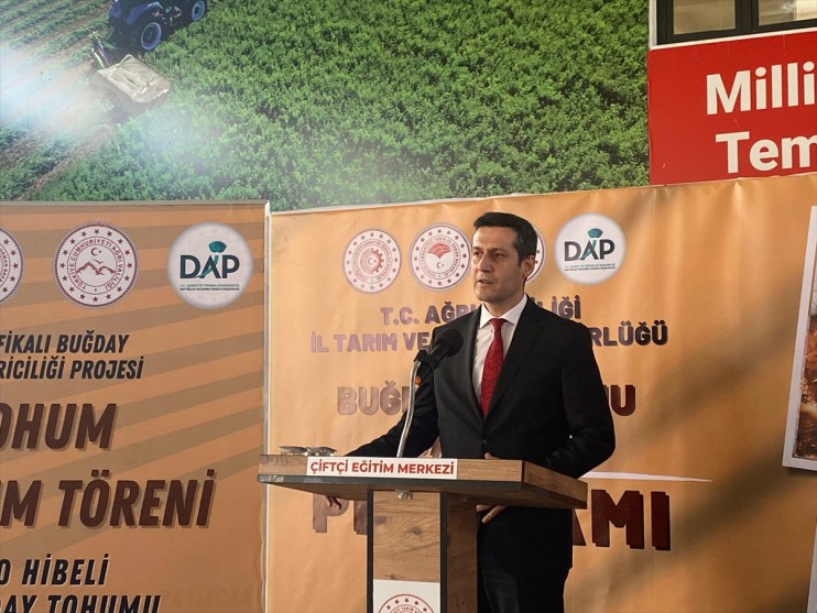 çiftçilere sertifikalı buğday Ağrı