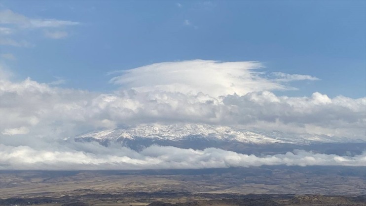 Dağı kaplandı Ağrı karla 2