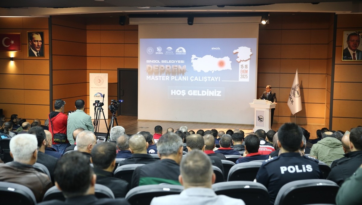 Bingöl'de "Deprem Master Planı Çalıştayı" başladı