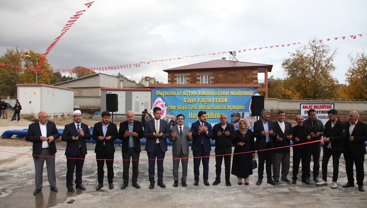 Bitlis'te "İçme Suyu Terfi Merkezi"nin açılışı yapıldı