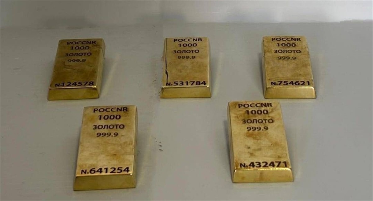 Erzurum'da 5 kilogram külçe altın ele geçirildi