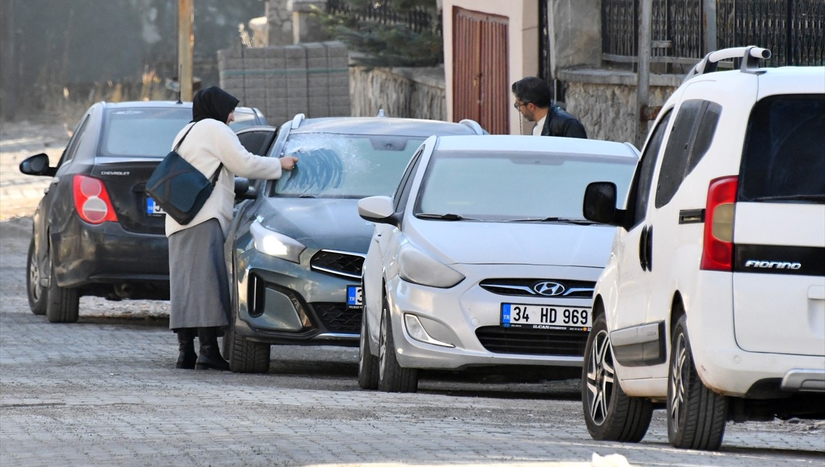 Kars'ta kırağı etkili oldu