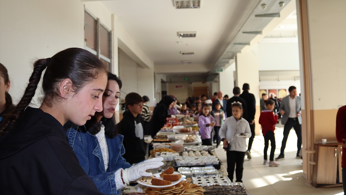 Narman'da Filistin'e destek kermesi düzenlendi
