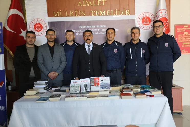 tutuklu bağış hükümlüler kitap kampanyası için ve yapıldı Patnos