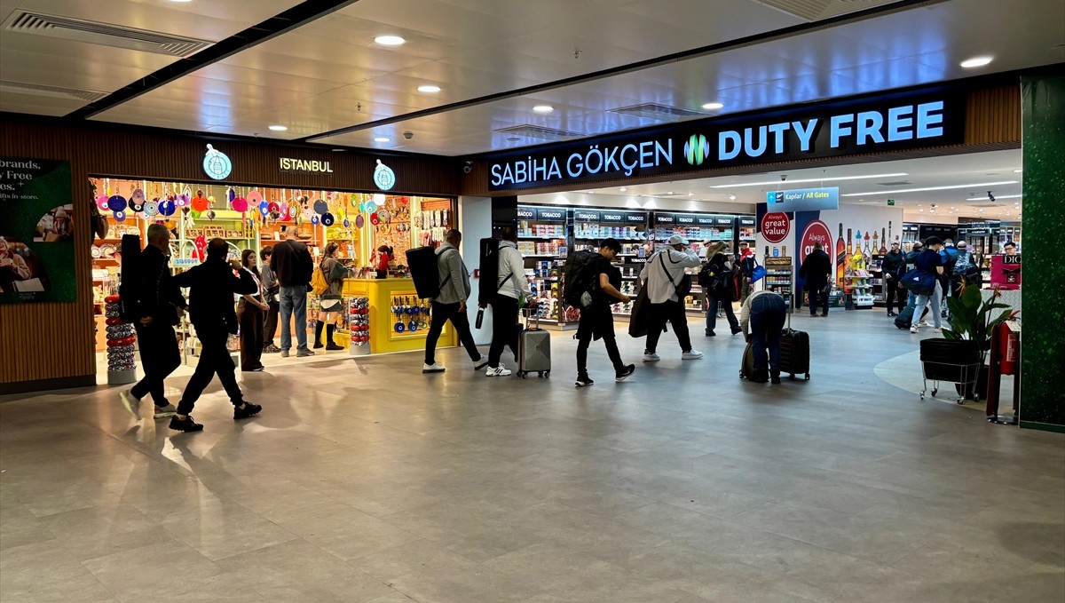 Sabiha Gökçen Havalimanı'nda "duty free" alanı yenilendi