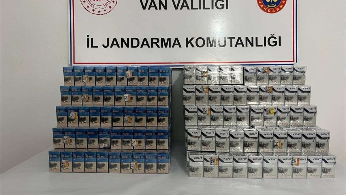 Van'da 5 bin 527 paket kaçak sigara ele geçirildi