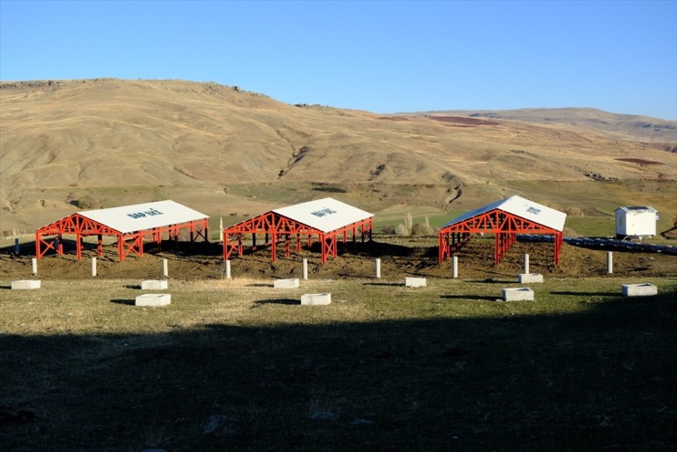 Ağrı'nın iki köyünde hayvancılığın modernize edilmesi amacıyla altyapı oluşturuldu