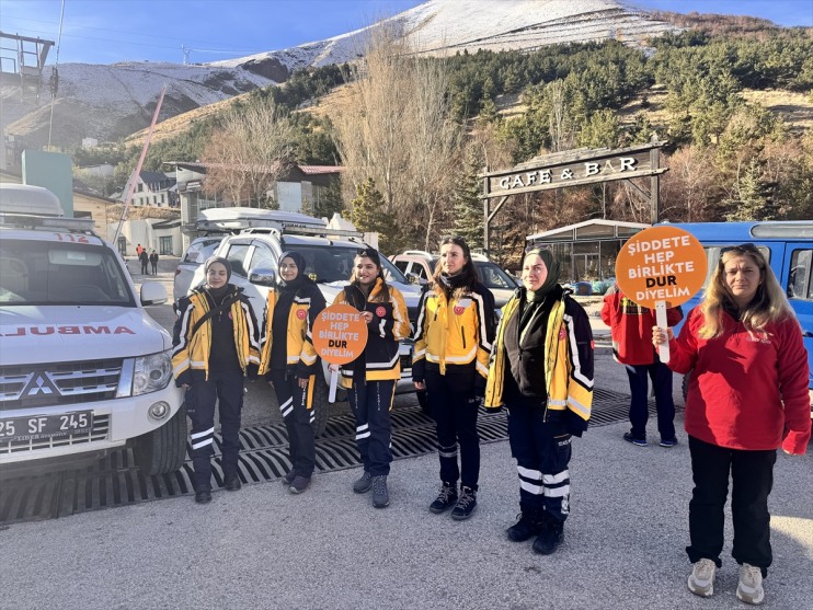 yürüyüş yapıldı şiddete Erzurum