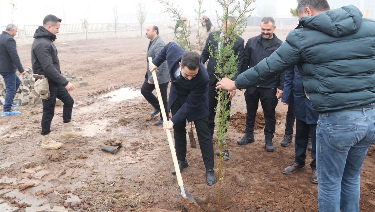 Güroymak'ta fidan dikim etkinliği düzenlendi