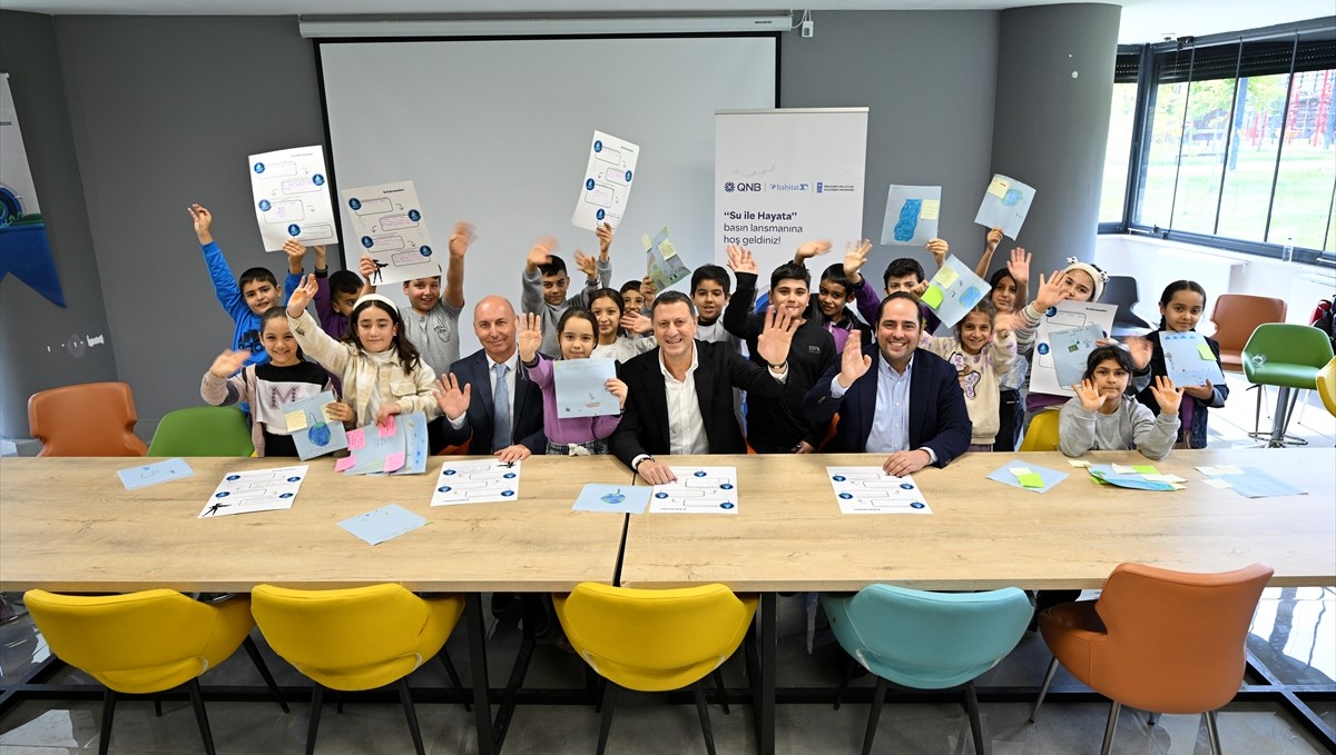QNB Türkiye, Habitat derneği ve UNDP, çocuklara suyun önemini anlattı